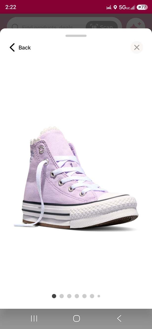 Converse Chuck Taylor All Star EVA Lift Platform Bubble Flowers High Top Shoe Li